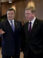 Янукович встретился с Еврокомиссаром по вопросам расширения и европейской политики Фюле