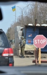 Движение транспорта на Донецк закрыто