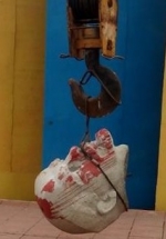 В Лисичанске демонтировали памятник Ленину (фото, видео)