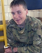 В сети появилось видео первых минут Савченко в плену (ВИДЕО)