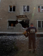 Боевики обстреляли Донецк. Снаряд попал в больницу