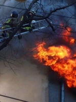 Назвали вероятную причину пожара в одесском колледже