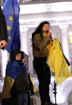 На Майдане Независимости в Киеве собираются участники Народного вече