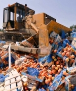 За прошедшую неделю в России уничтожили 22 тонны продуктов