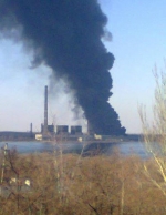 Боевики в очередной раз обстреляли Углегорскую ТЭС (ФОТО)