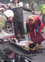 В Донецке взорвали машину с секретаршей Захарченко (ФОТО)