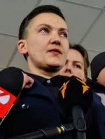 Савченко внесли в базу сайта "Миротворец" (документ)