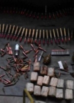 В зоне АТО СБУ обнаружила тайник с боеприпасами (фото)