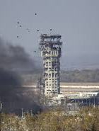 Аэроразведка показала корректировку огня по позициям противника возле Донецкого аэропорта (видео)