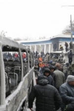 На Грушевского продолжается перемирие