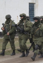 Российская военная техника направилась вглубь Крыма