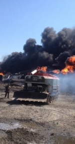 На нефтебазе под Киевом произошел еще один взрыв (фото)