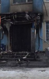 В Ровно подожгли входные двери в офисе Партии регионов (+ ФОТО)