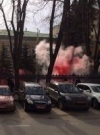 Посольство Украины в Москве забросали дымовыми шашками