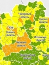 В Украине 16 оранжевых регионов и два красных, наихудшая картина на Франковщине